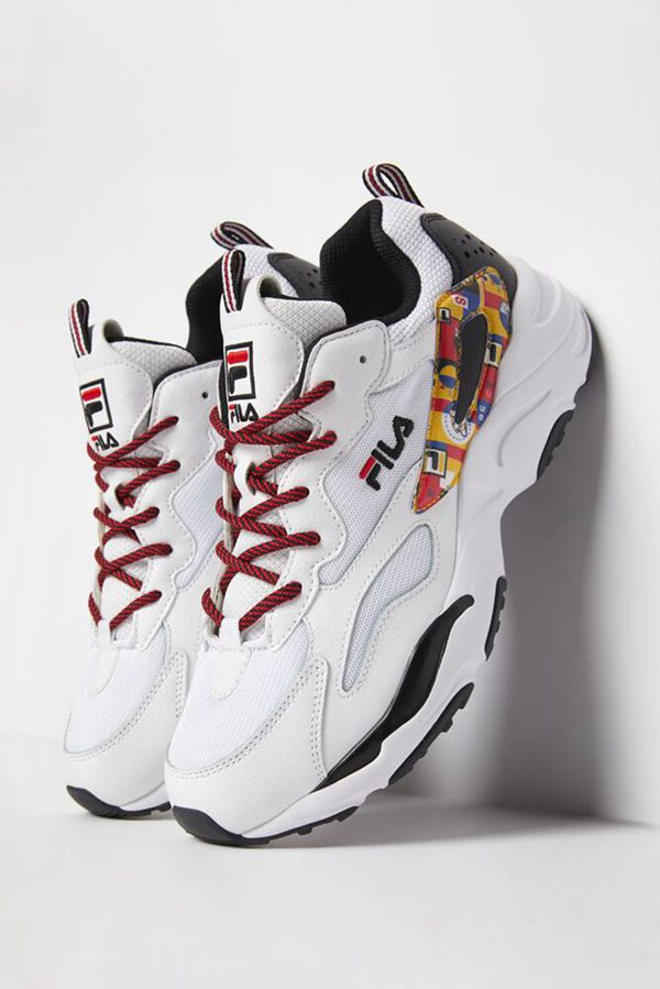 Tênis Fila Homem Branco/Pretas/Vermelhas - Fila Ray Tracer Archive Portugal Lisboa,ZWOS-46038